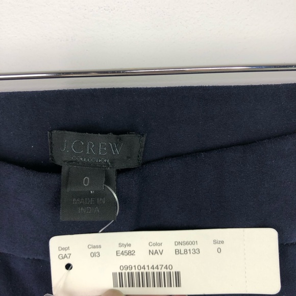 J. Crew Collection Suede Leggings Skinny Pant Blue - Picture 3 of 6